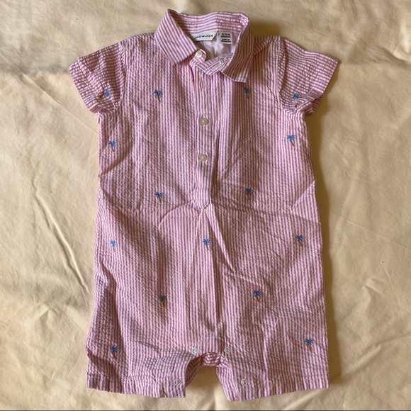 Janie and Jack palm tree romper - Picture 1 of 2